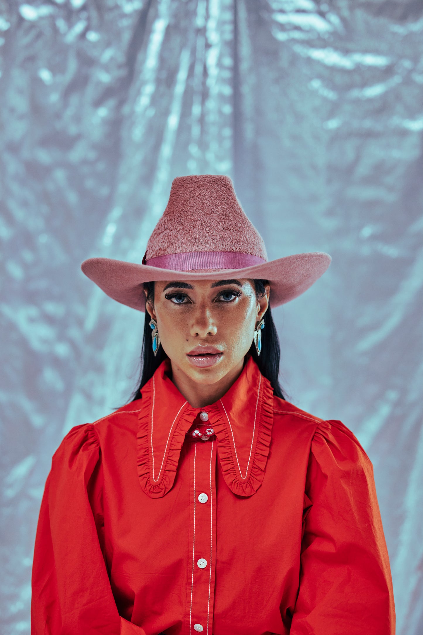 Willow, Melusine Cowboy Hat, Pink