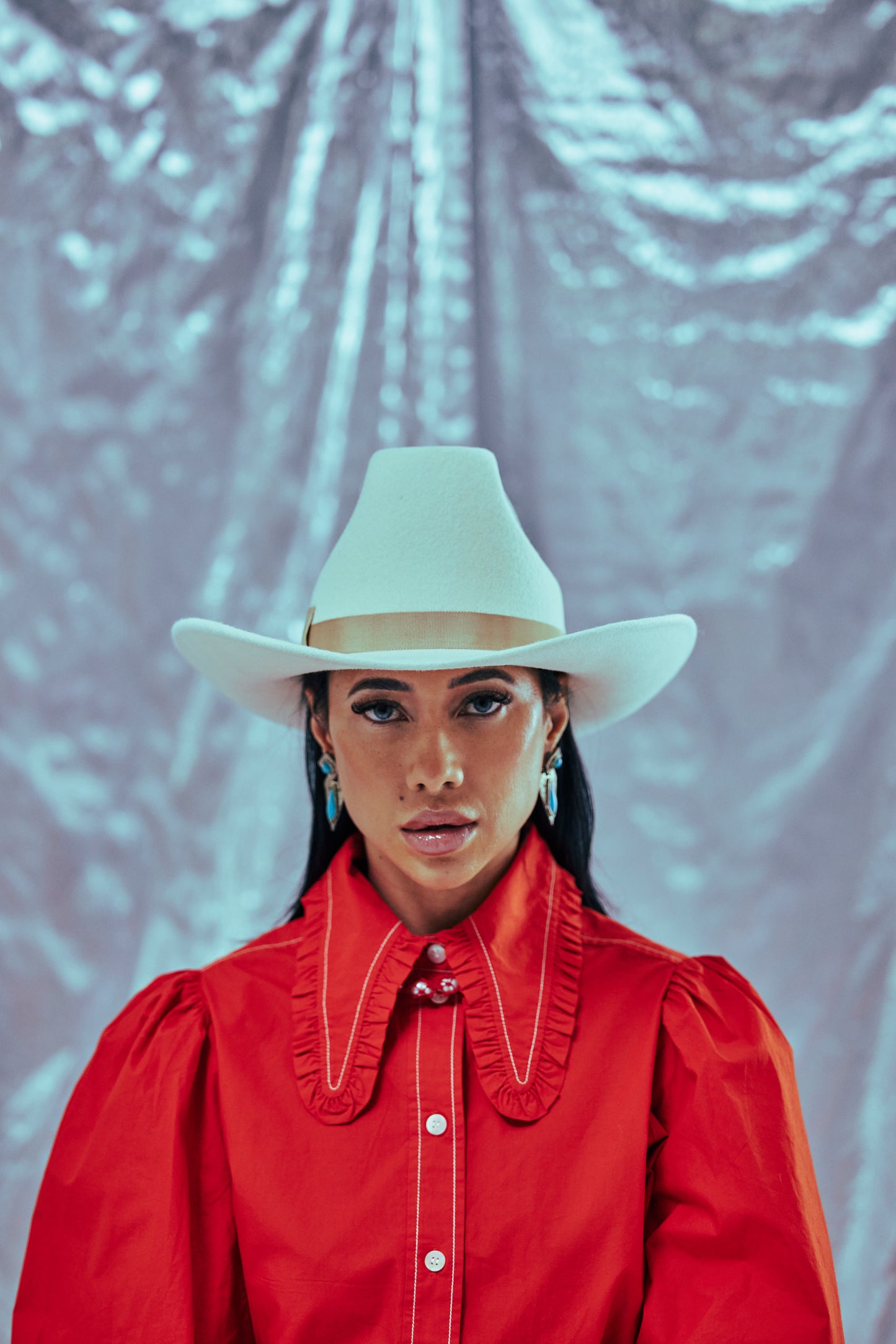 Willow, Wool Felt Cowboy Hat, Sand