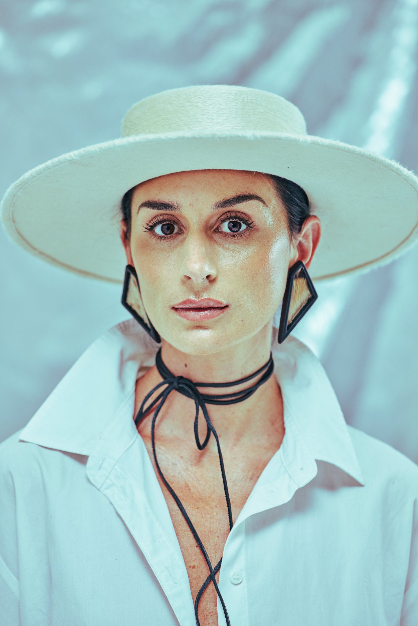 Billie, Wool Felt Bolero Hat, Olive
