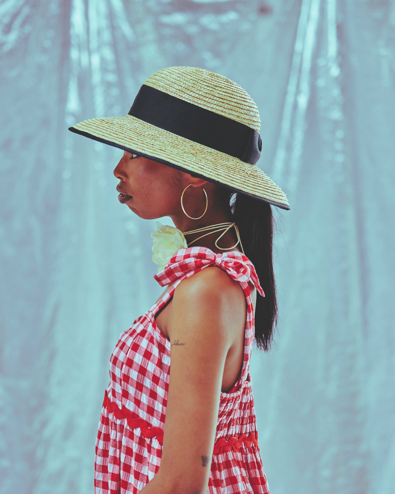 Mia, Wheat Straw Hat