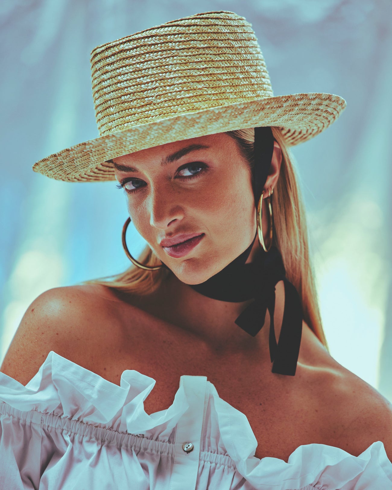 Hunter, Wheat Straw Hat