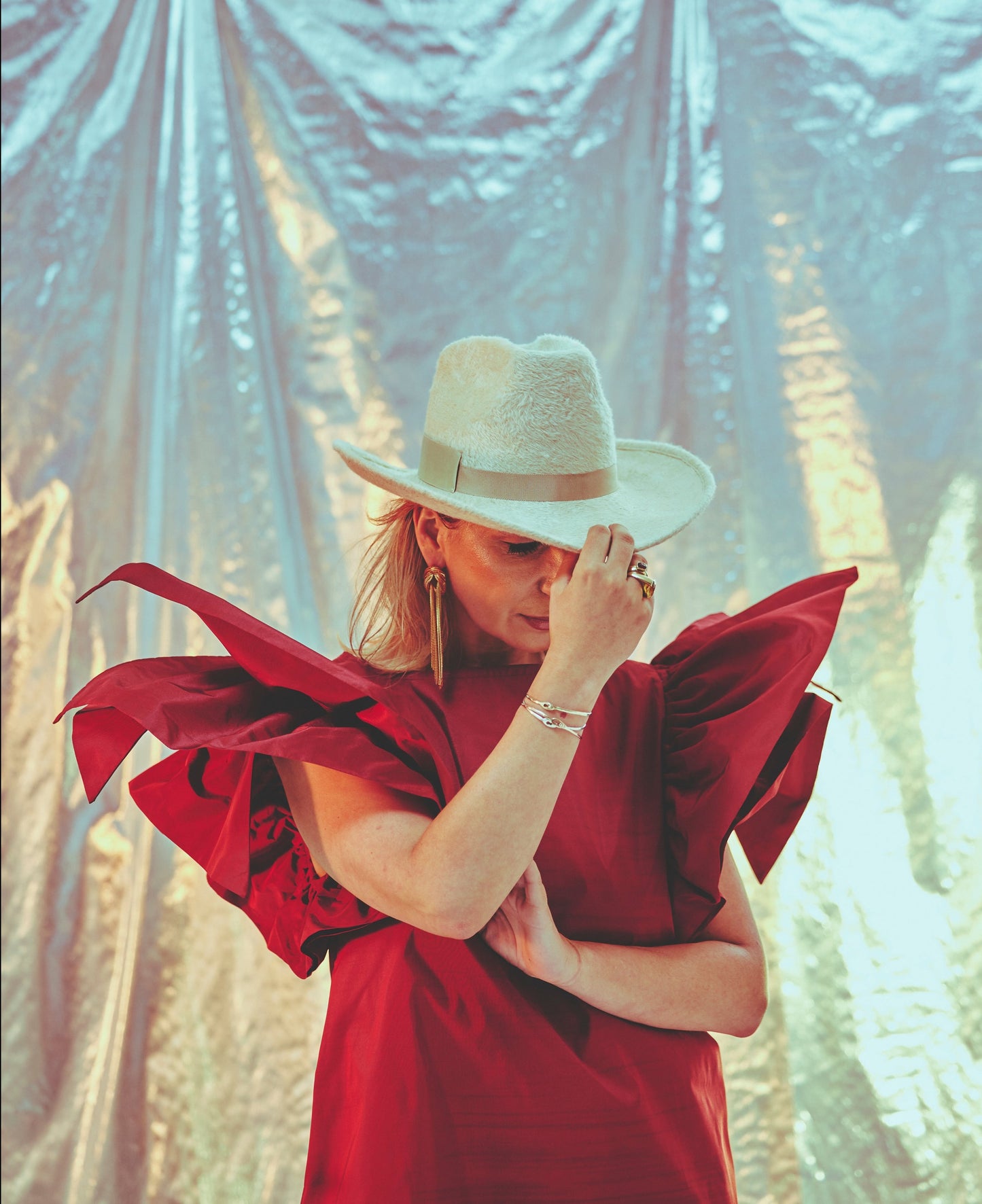 Willow, Melusine Cowboy Hat, Ivory