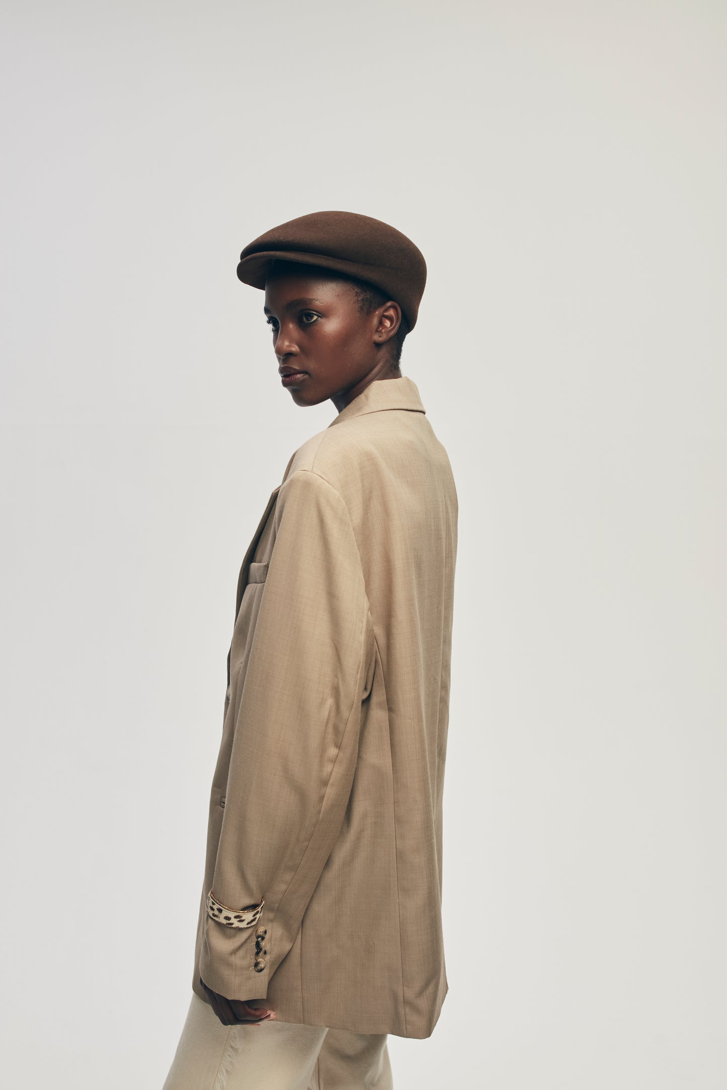 Poorboy, Wool Felt Hat, Choc Brown