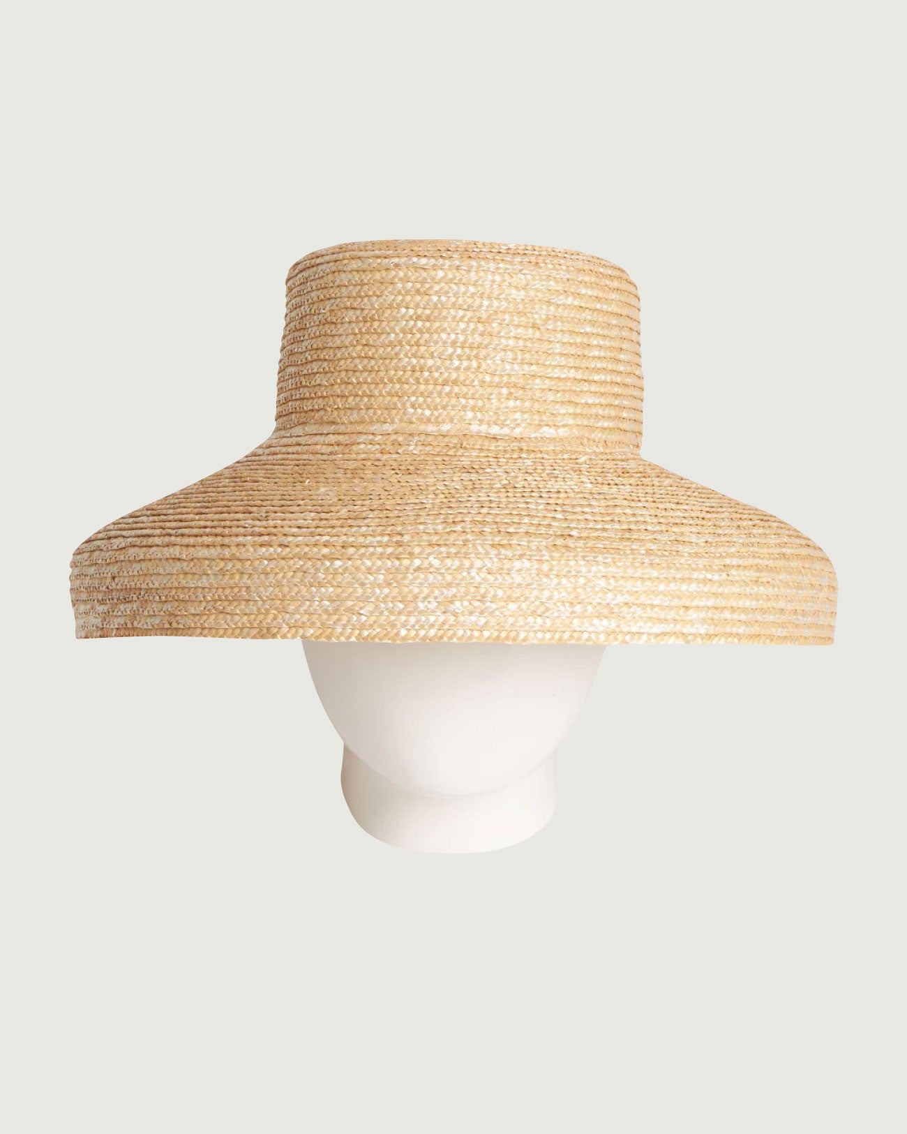 Luna, Wheat Straw Bell Shape Sun Hat - Main Image