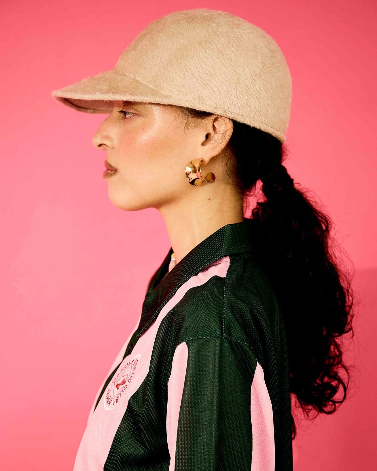 Avi Pee Cap, Melusine Felt Hat, Pearl Grey