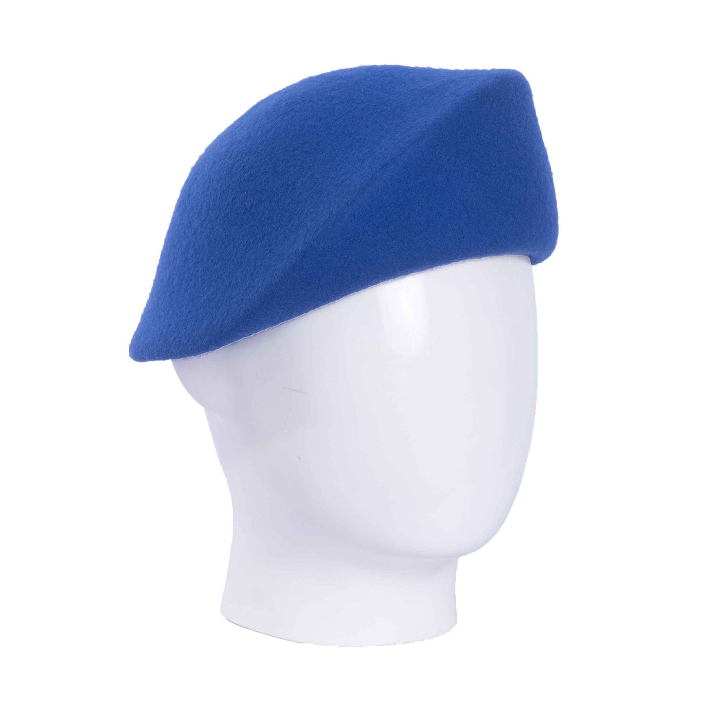 Bae Beret, Wool Felt Hat, Royal Blue