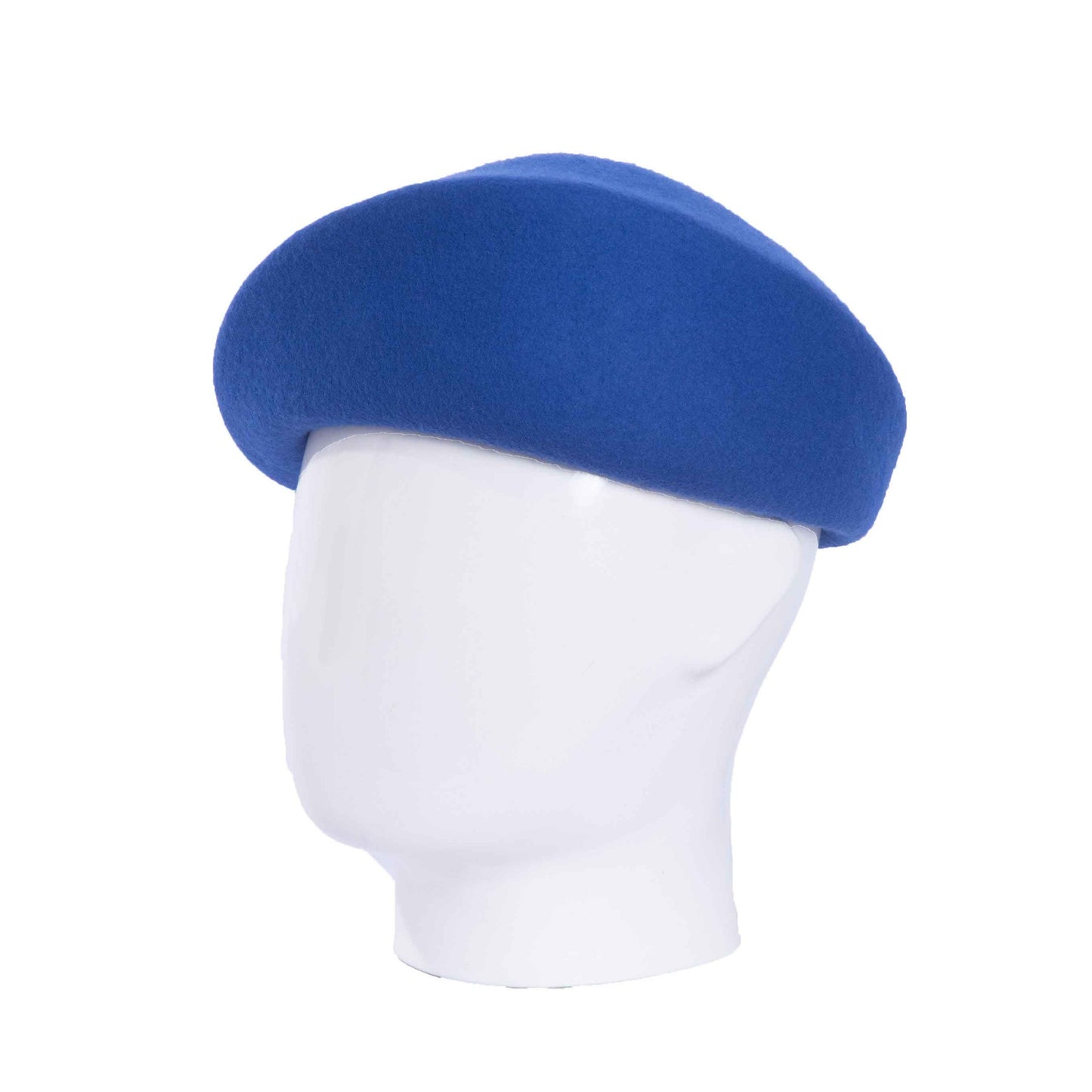 Bae Beret, Wool Felt Hat, Royal Blue