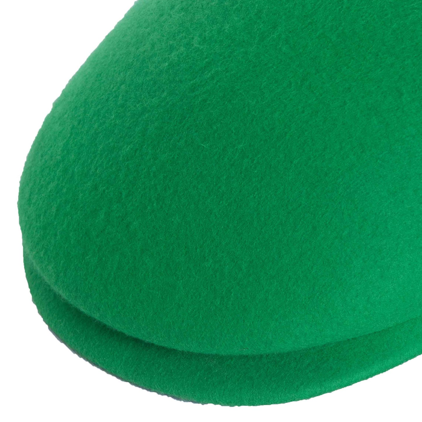 Poorboy, Wool Felt Hat, Bright Green