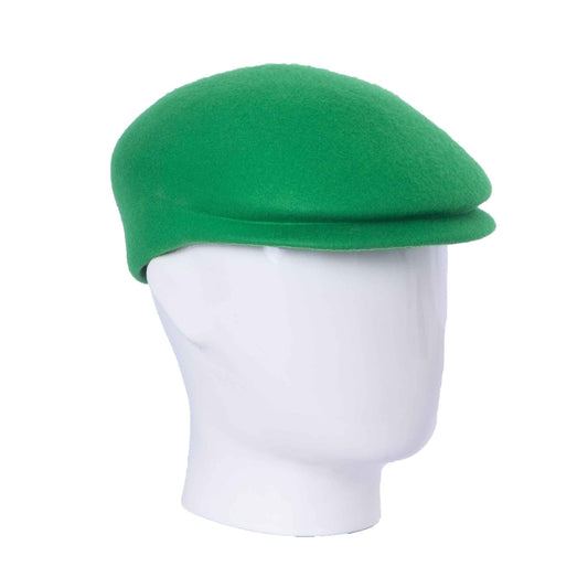 Poorboy, Wool Felt Hat, Bright Green