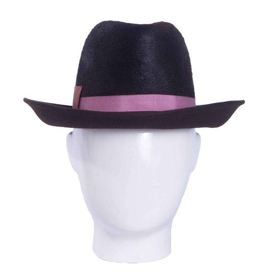 Rushda, Melusine Felt Hat, Choc Brown