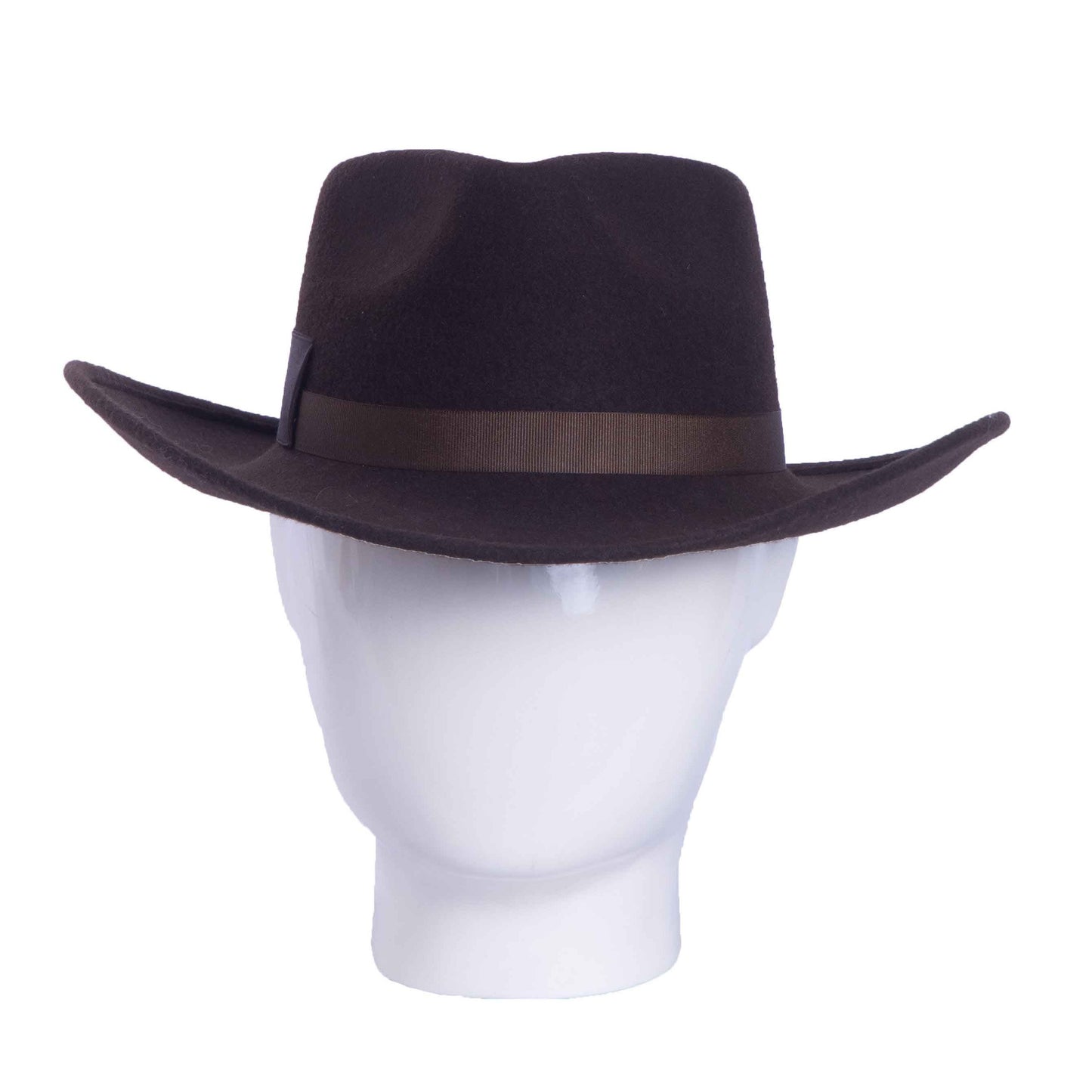 Dixie, Wool Felt Hat, Choc Brown