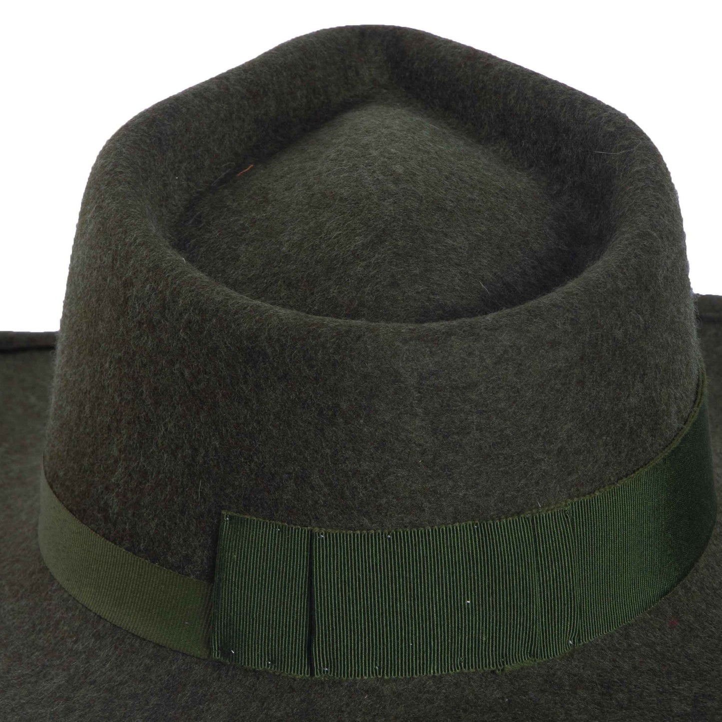 Dixie, Wool Felt Hat, Olive