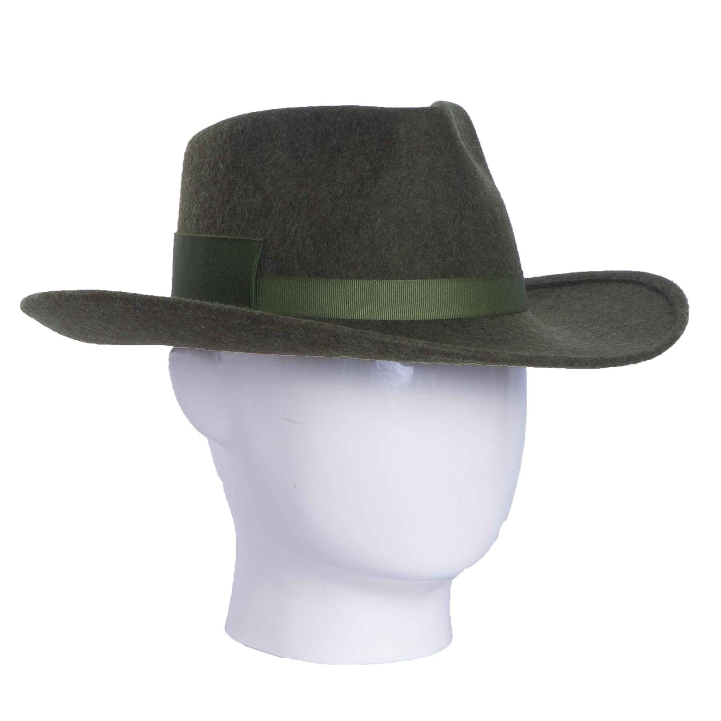 Dixie, Wool Felt Hat, Olive