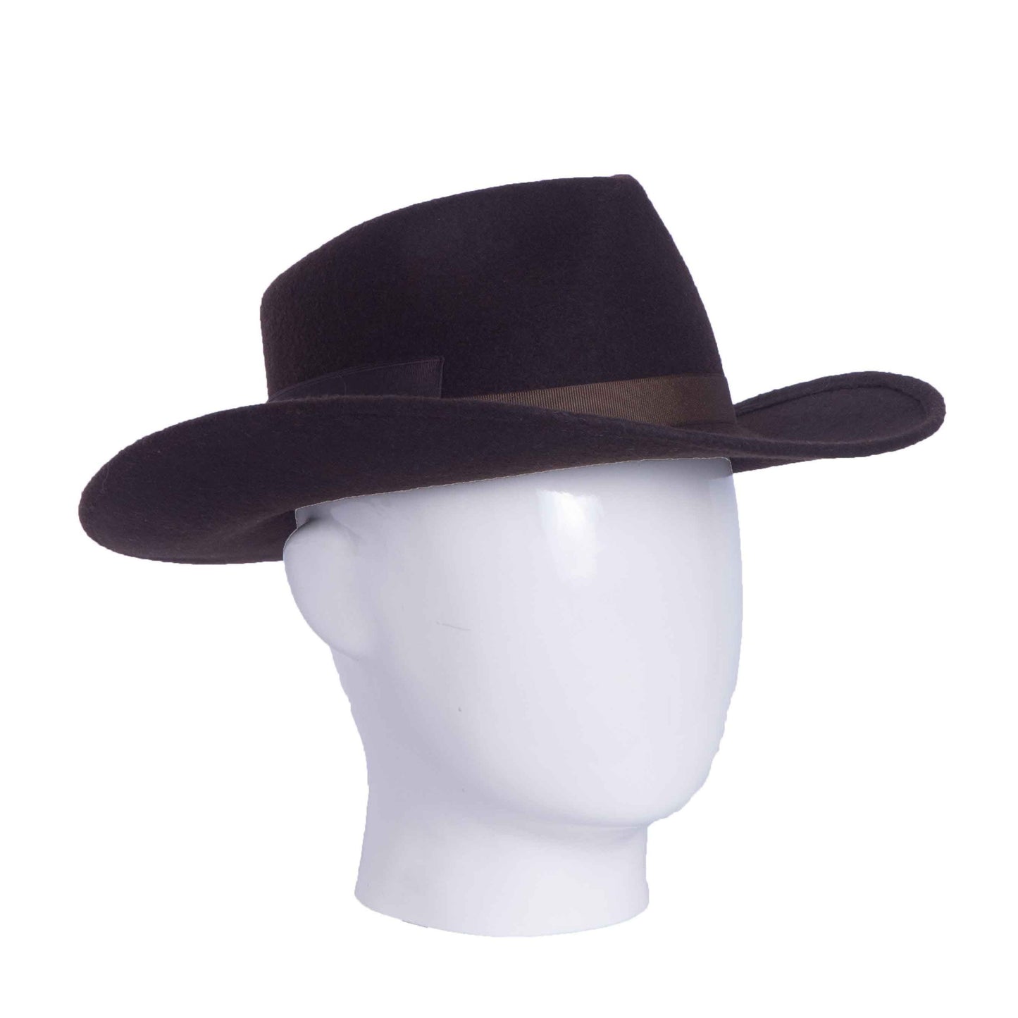 Dixie, Wool Felt Hat, Choc Brown