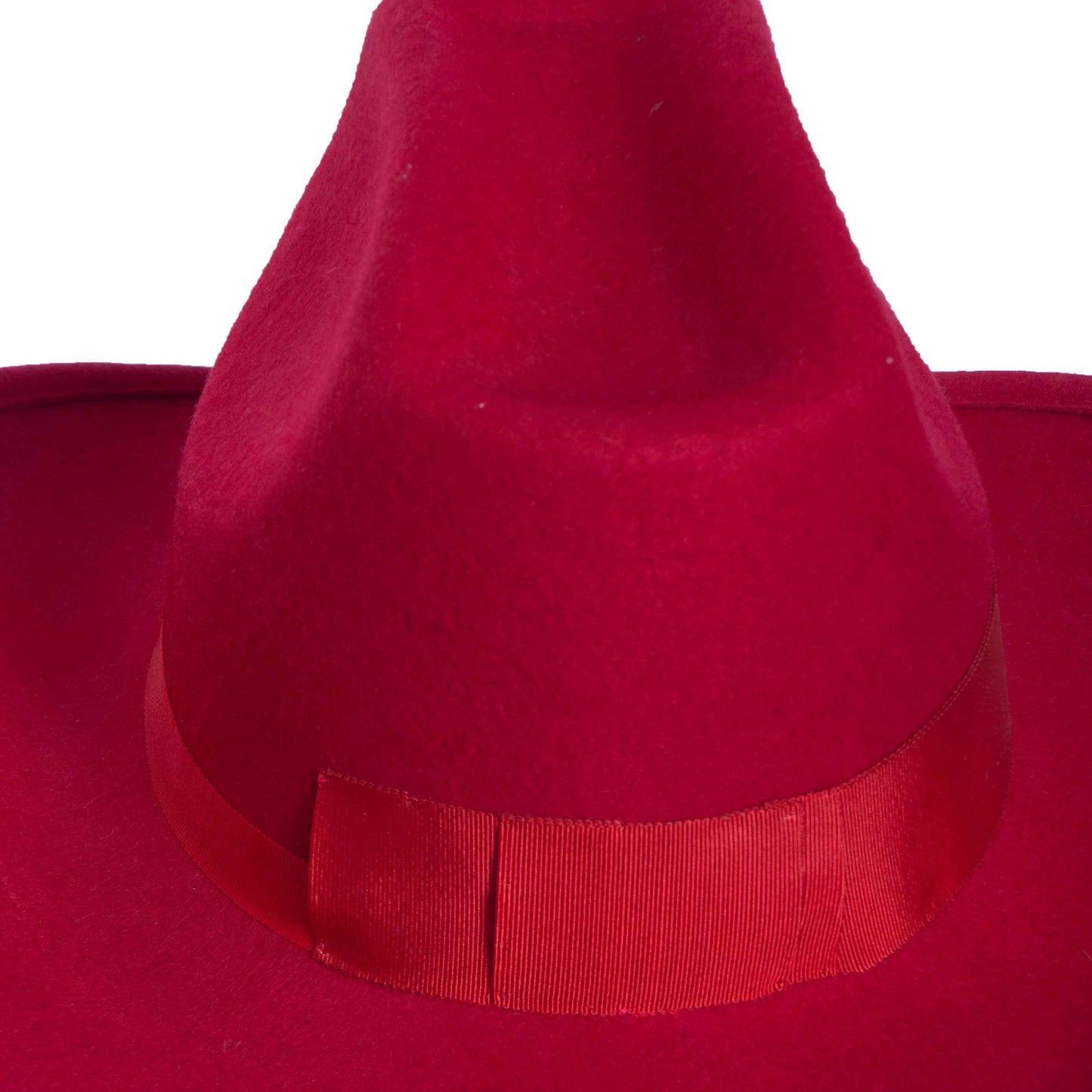 Willow, Wool Felt Cowboy Hat, Red