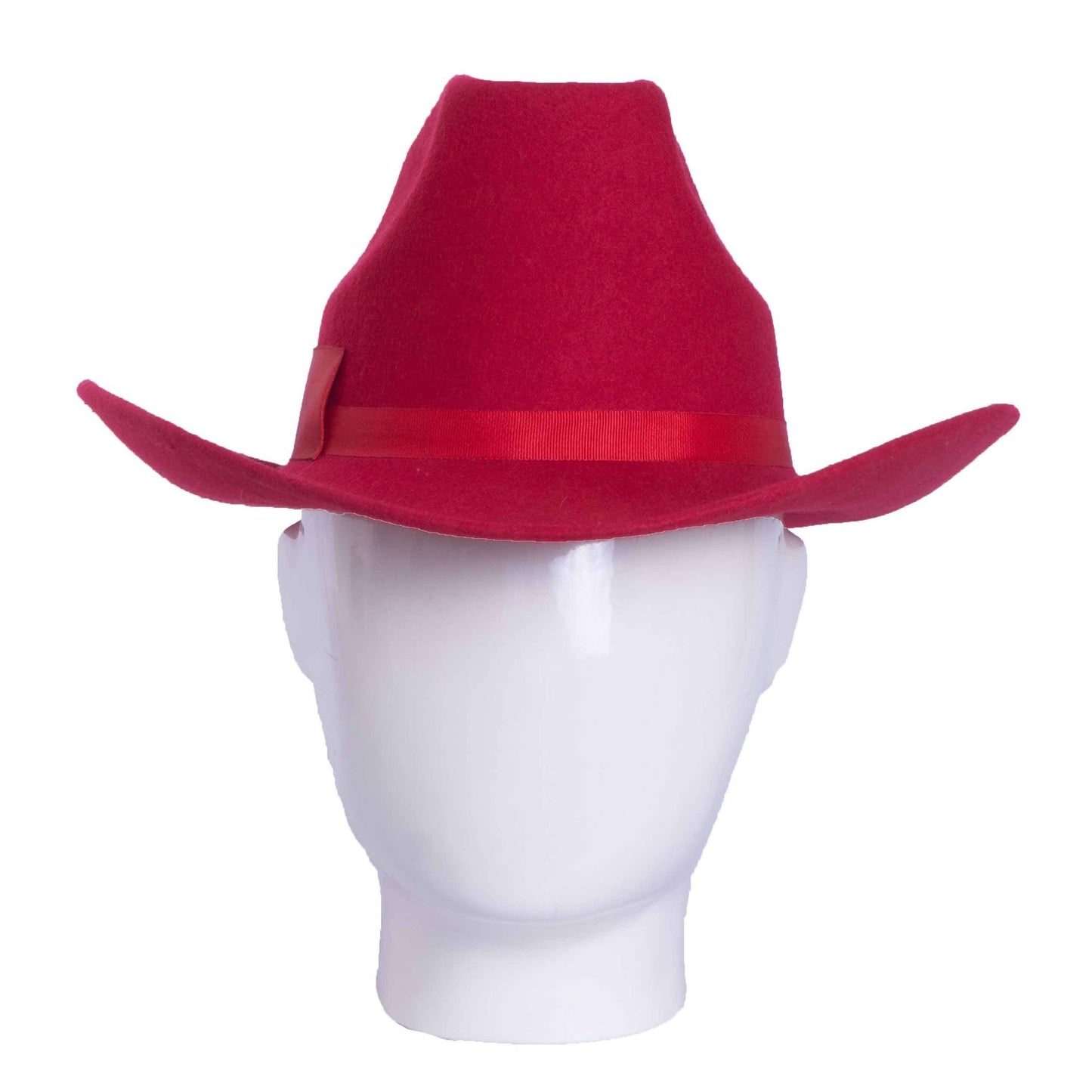 Willow, Wool Felt Cowboy Hat, Red