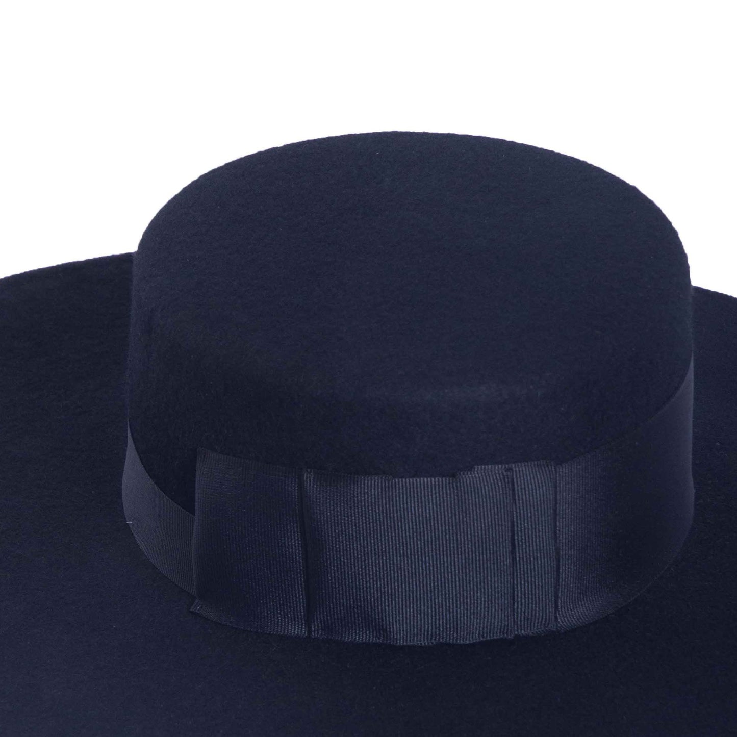 Billie, Wool Felt Bolero Hat, Black