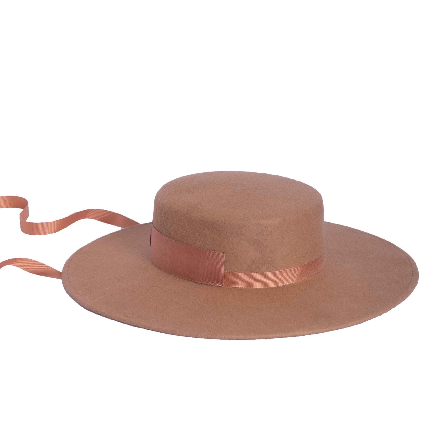 Billie, Wool Felt Bolero Hat, Sand
