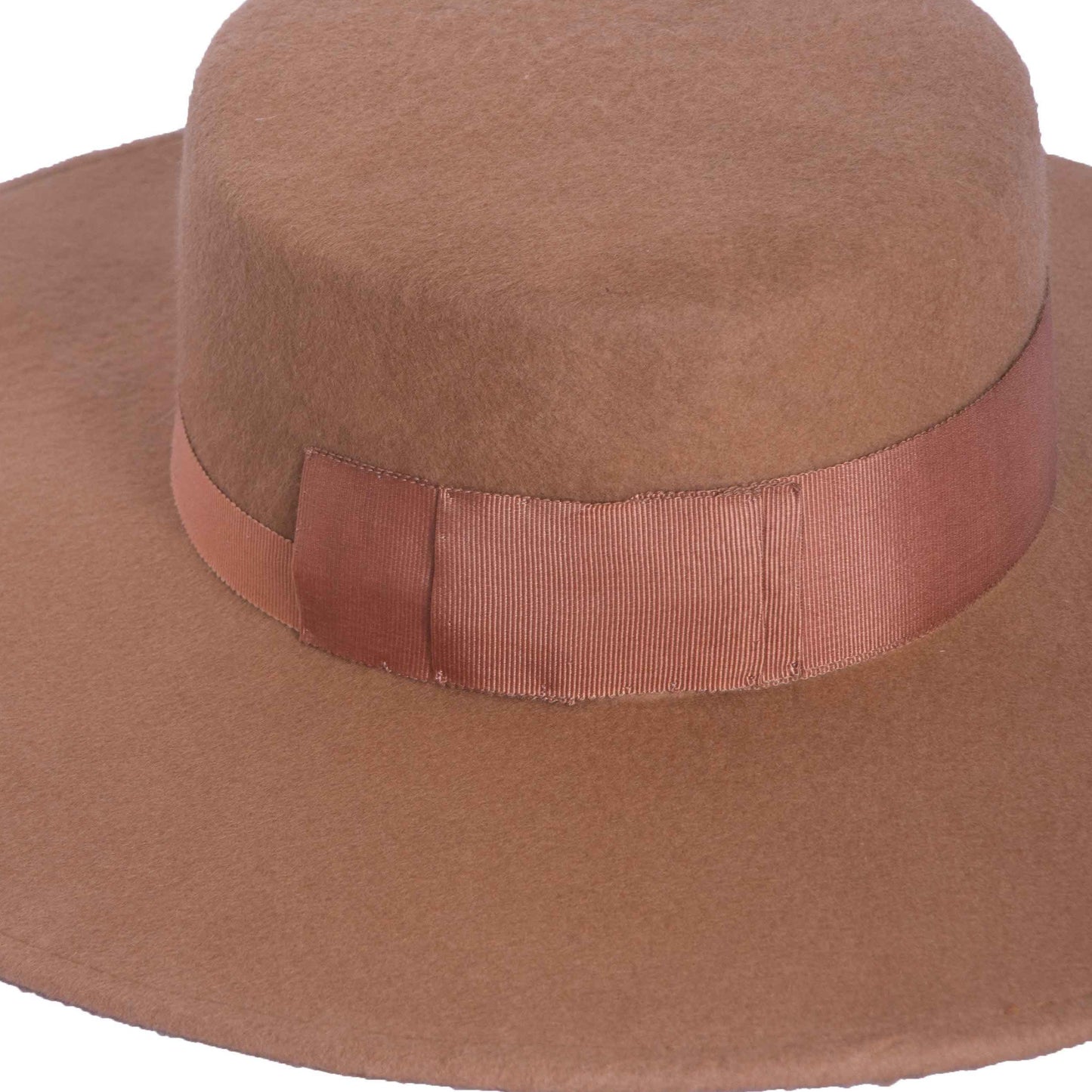 Billie, Wool Felt Bolero Hat, Sand