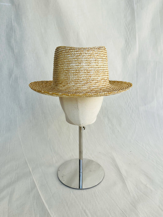 Hunter, Wheat Straw Hat, Natural