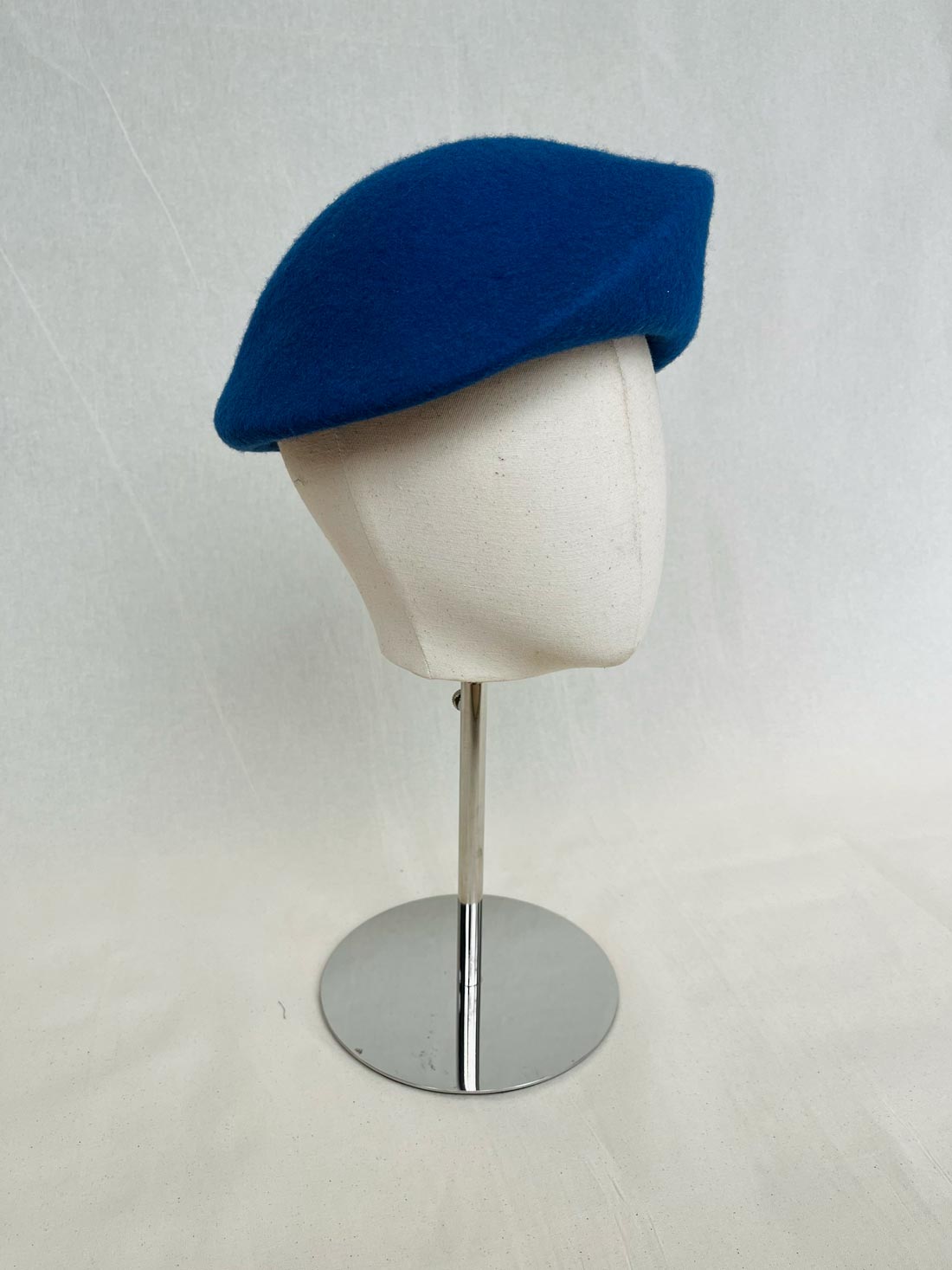Bae Beret, Wool Felt Hat, Royal Blue