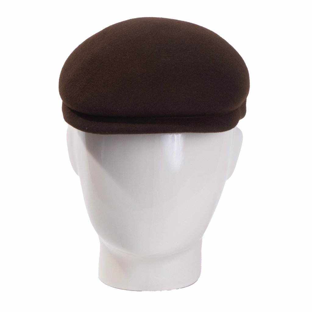 Poorboy, Wool Felt Hat, Choc Brown