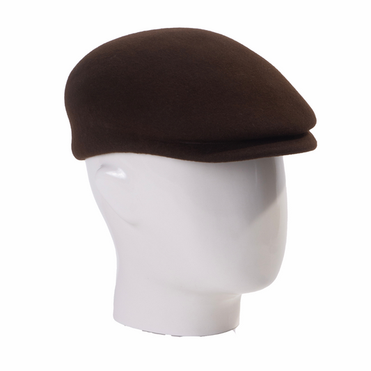 Poorboy, Wool Felt Hat, Choc Brown