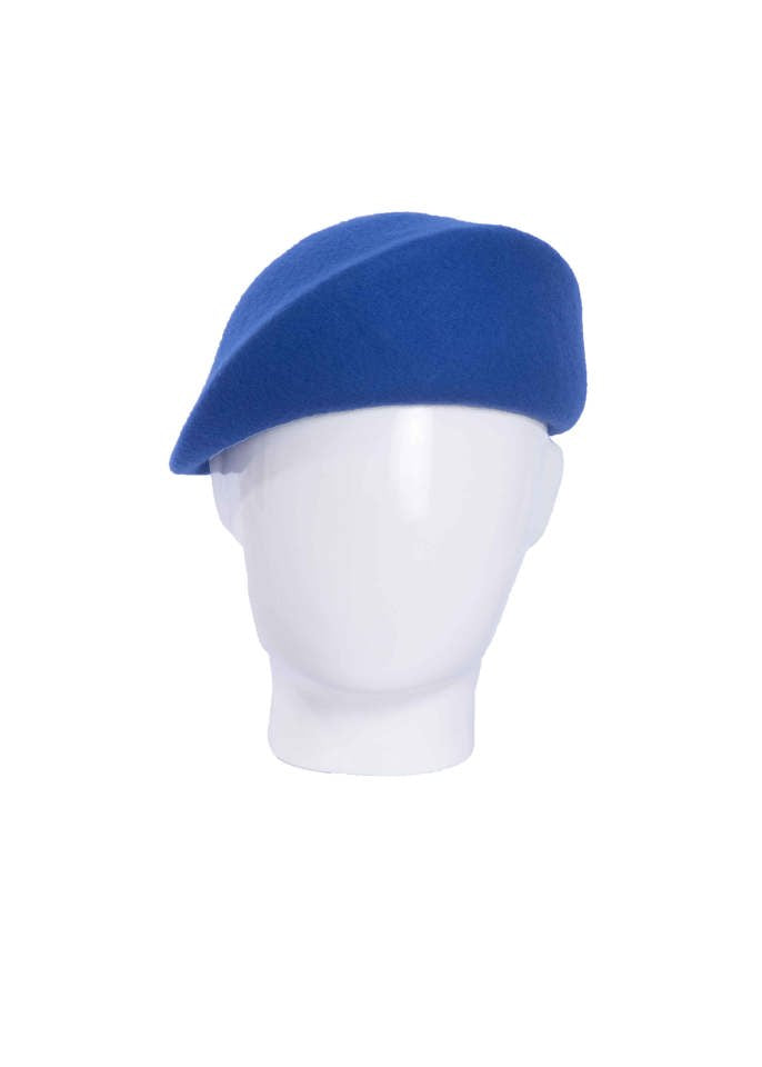 Bae Beret, Wool Felt Hat, Royal Blue