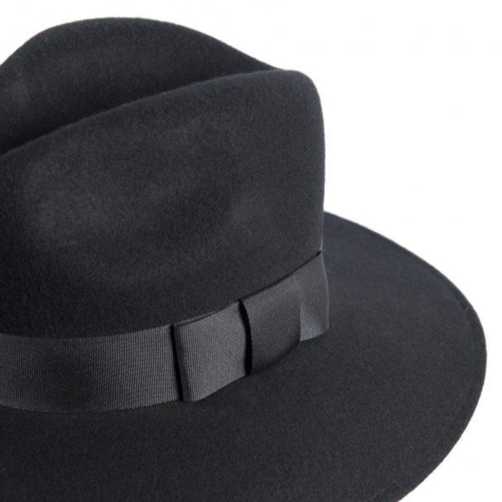 Fedora, Wool Felt Hat, Black