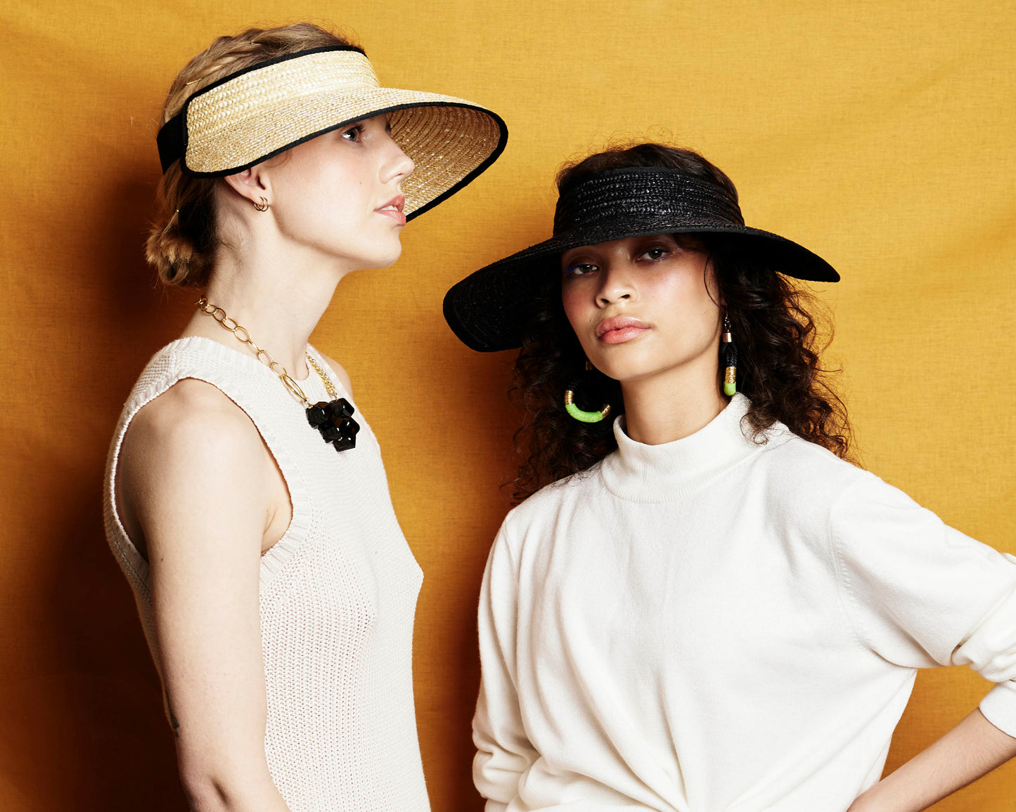 Lola Visor, Wheat Straw Hat