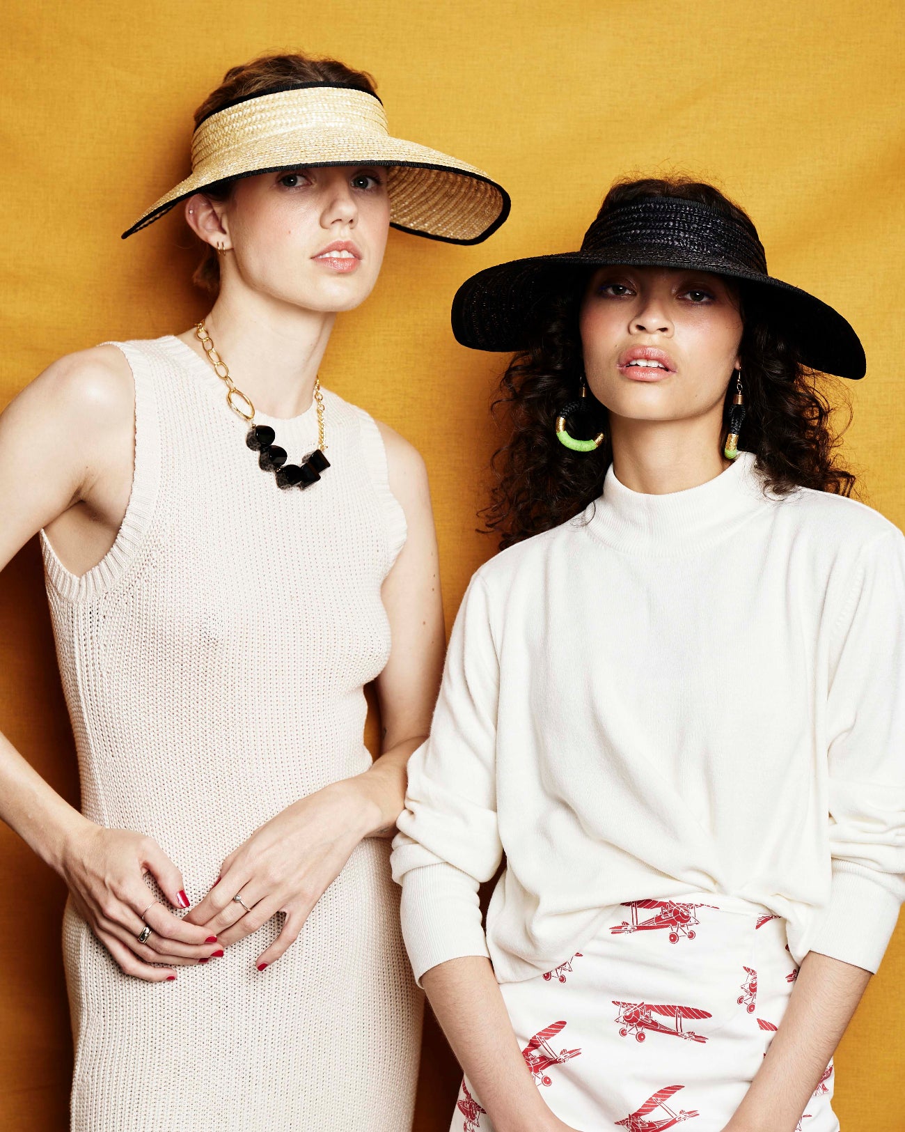 Lola Visor, Wheat Straw Hat