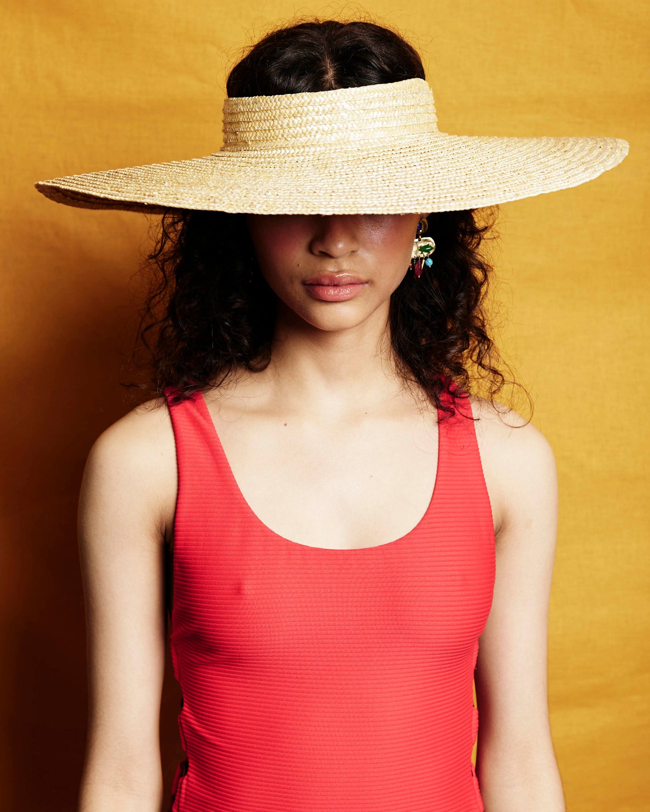 Saturn, Wheat Straw Crown-less Ring Hat
