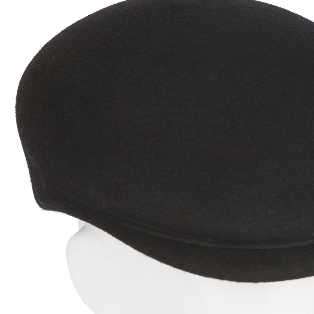 Poorboy, Wool Felt Hat, Black