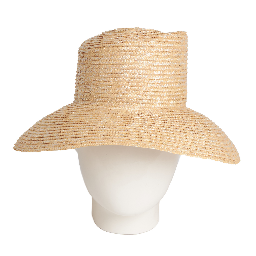 Leo, Asymmetrical Wheat Straw Hat