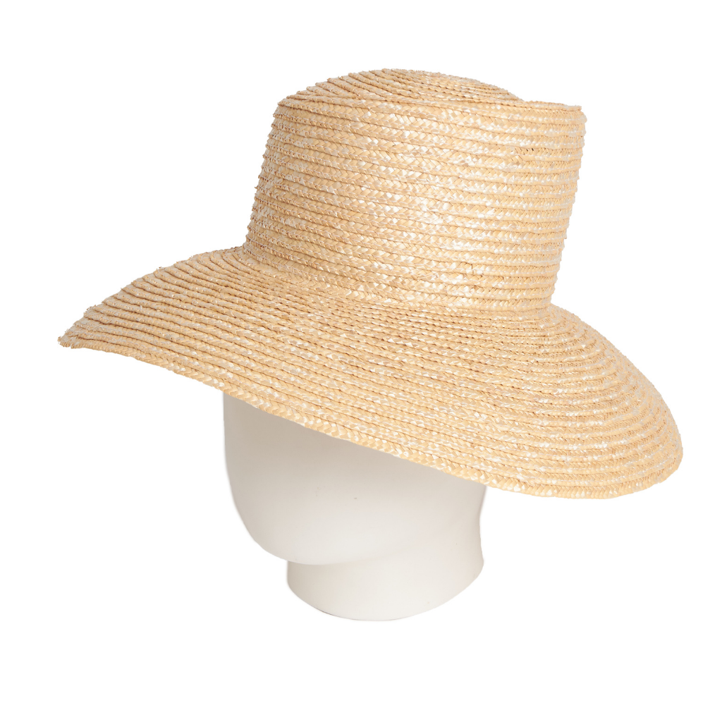 Leo, Asymmetrical Wheat Straw Hat