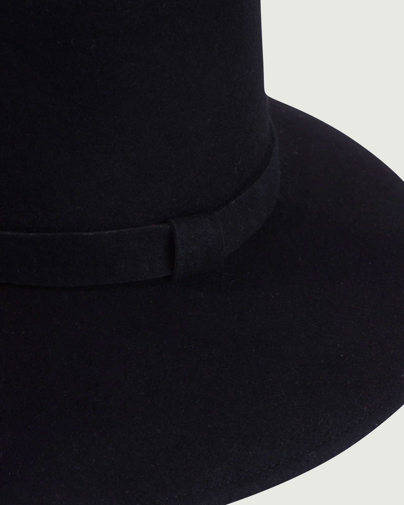 Badu, Wool Felt Hat, Black