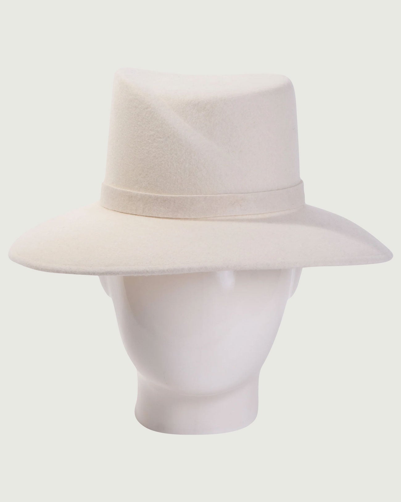 Badu, Wool Felt Hat, Ivory