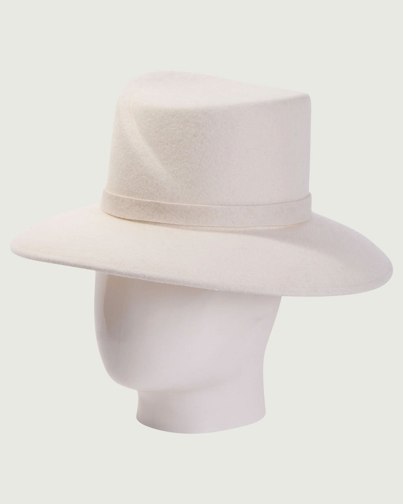 Badu, Wool Felt Hat, Ivory