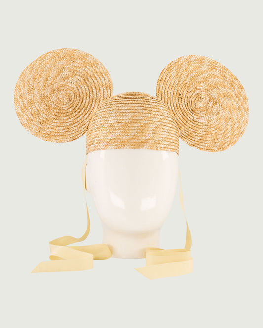 Mickey, Wheat Straw Hat, Natural