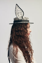Chloe, Sinamay Hat With Ears