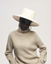 Badu, Wool Felt Hat, Ivory