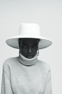 Badu, Wool Felt Hat, Ivory