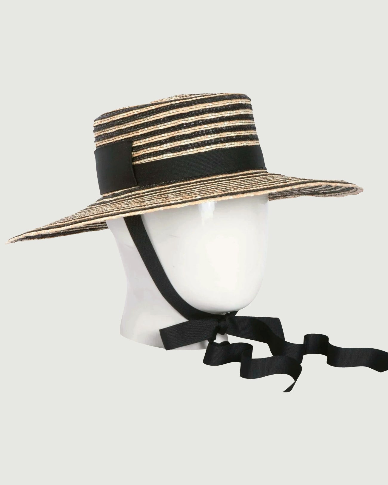 Billie Stripe, Wheat Straw Sunhat