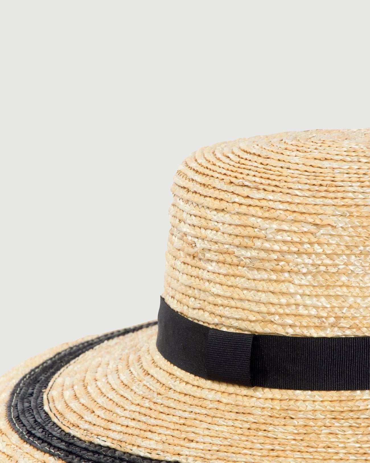 Billie, Wheat Straw Sunhat, Two Tone