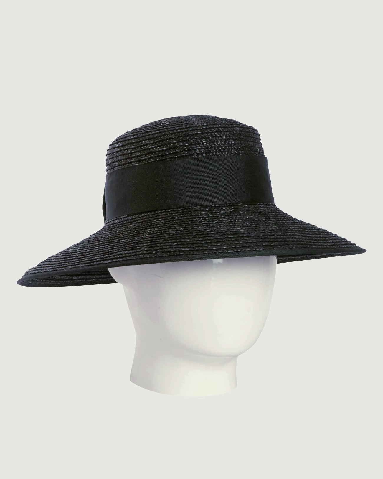 Maya, Wheat Straw Hat, Black