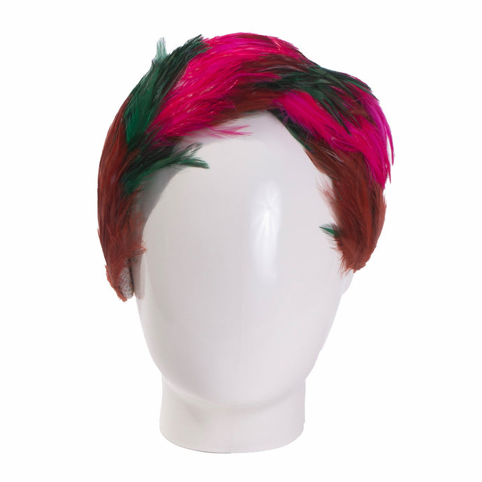 Alice, Multi-colour Feather Headband