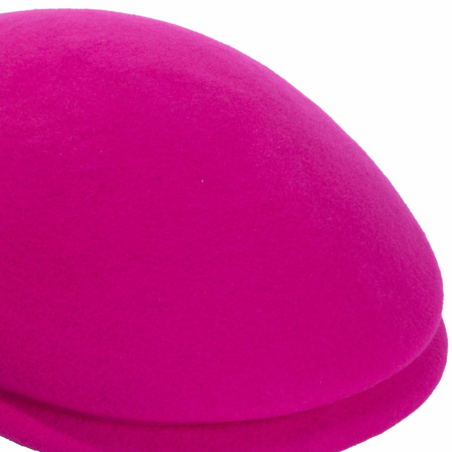 Poorboy, Wool Felt Hat, Cherise Pink