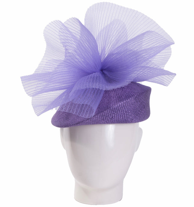 Bae Beret, Trixie, Sisal Hat, Purple
