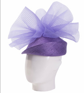 Bae Beret, Trixie, Sisal Hat, Purple