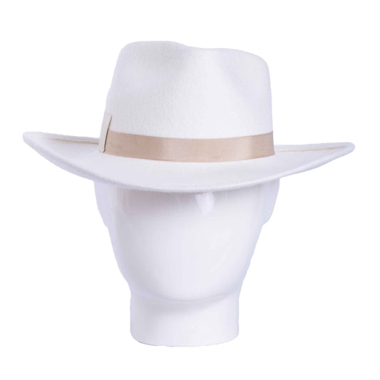 Dixie, Wool Felt Hat, Ivory
